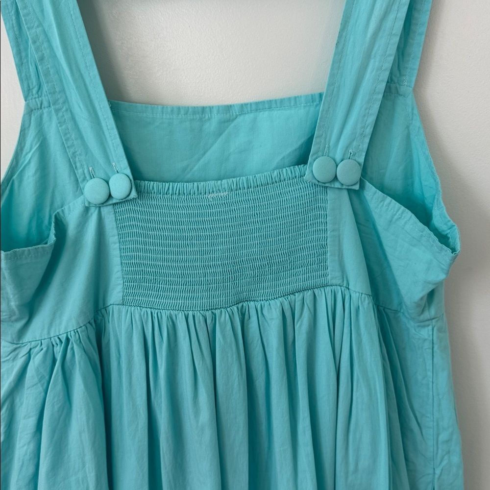 NWT Anthropologie By Anthropologie Square-Neck Tiered Dress Size M - Picture 10 of 14